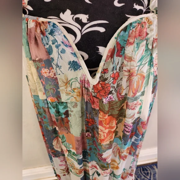 By Anthropologie Chiffon Shift Midi Dress size Small NWT - Picture 14 of 15